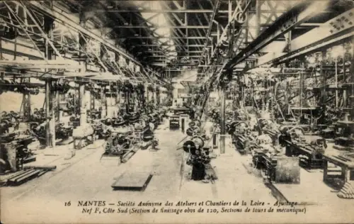 CPA Nantes Loire Atlantique, Société Anonyme des Ateliers et Chantiers de la Loire