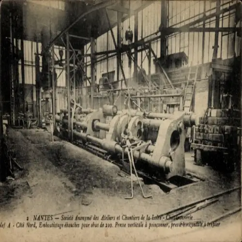 CPA Nantes Loire Atlantique, Societé Anonyme des Ateliers et Chantiers de la Loire, Nef A