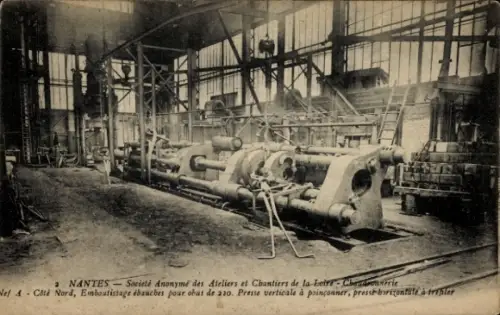 CPA Nantes Loire Atlantique, Societé Anonyme des Ateliers et Chantiers de la Loire, Nef A