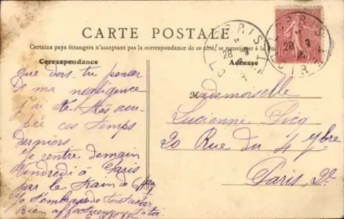 Ak Lorris Loiret, L'Avenue de la Gare