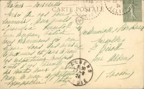 Ak Montlucon Allier, Boulevard de Courtais