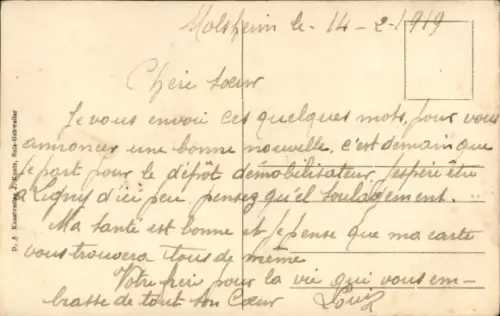 Ak Molsheim Elsass Bas Rhin, Amtsgericht