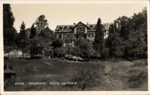 CPA Chexbres Canton de Vaud, Hotel Victoria