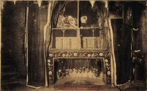 Ak Bethlehem Palästina, Geburtsgrotte