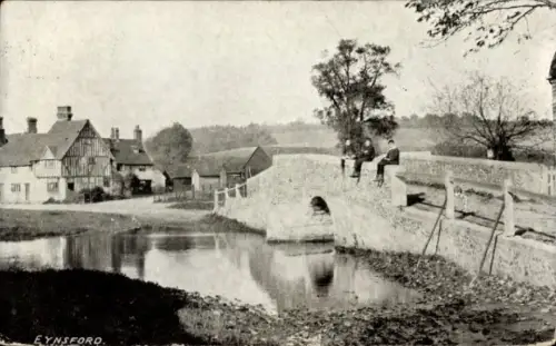 Ak Eynsford Sevenoaks Kent England, Brücke zum Ort