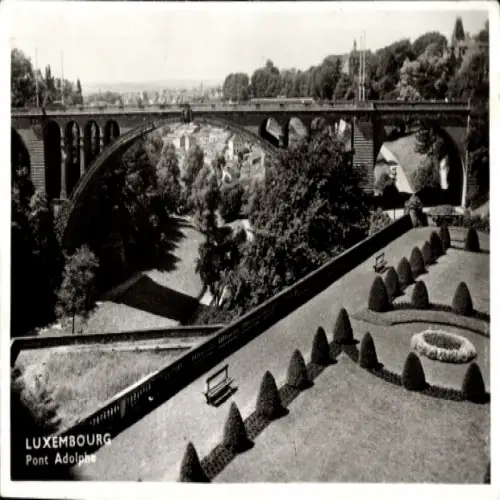 Ak Luxembourg Luxemburg, Pont Adolphe