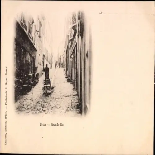 Ak Briey Meurthe et Moselle, Grande Rue
