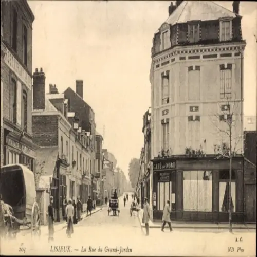 Ak Lisieux Calvados, Rue du Grand-Jardin