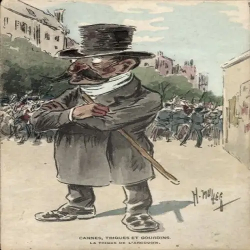 Künstler CPA Cannes Alpes Maritimes, Triques et Gourdins, La Trique de l'Argousin
