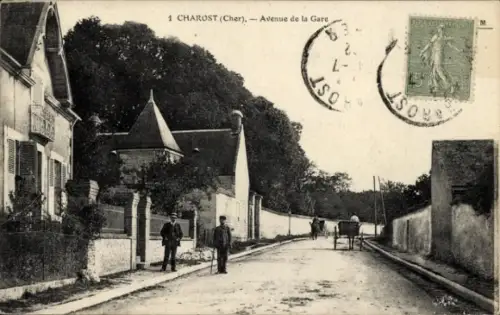 Ak Charost Cher, Avenue de la Gare