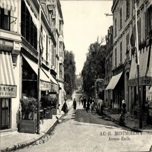 Ak Montmorency Val d'Oise, Avenue Emile