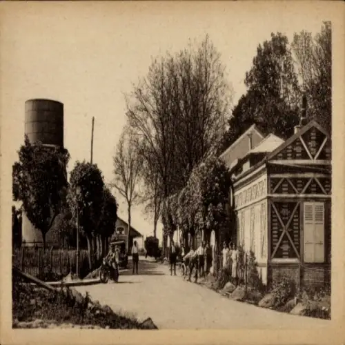 CPA Condé-en-Brie Aisne, Avenue de la Gare
