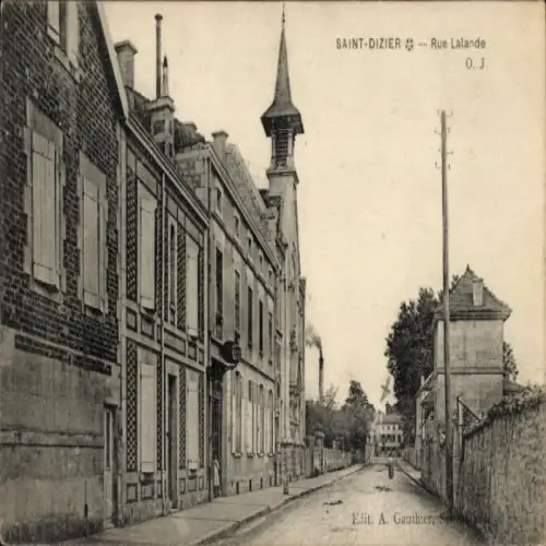 CPA Saint Diezier Haute Marne, Rue Lalande