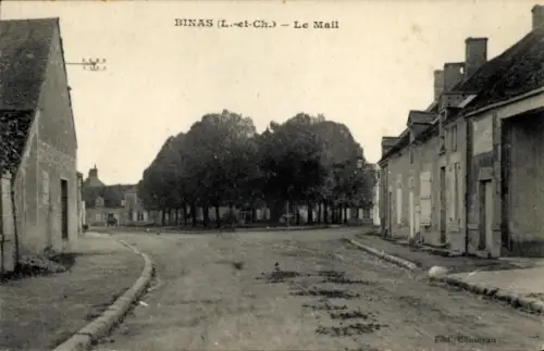 Ak Binas Loir et Cher, Le Mail, Straßenpartie