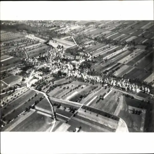 Foto Leiselheim Worms am Rhein, Fliegeraufnahme
