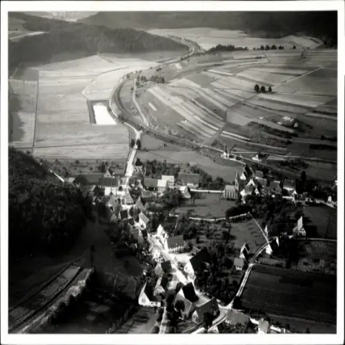 Foto Urspring Schelklingen Schwäbische Alb, Fliegeraufnahme
