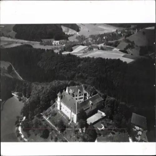 Foto Kalkofen Hohenfels bei Stockach Hohenzollern, Fliegeraufnahme, Schloss