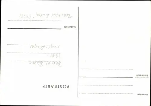 Ak Sänger Daniel Boone, Autogramm