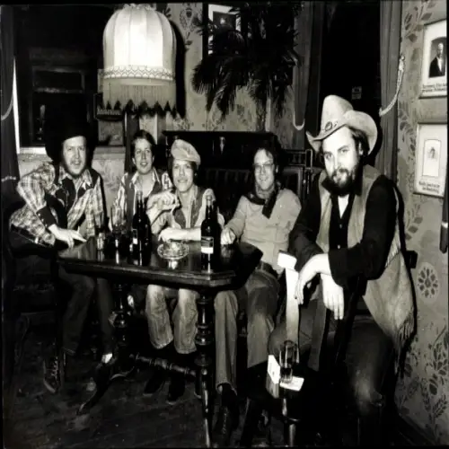 Foto Ak Countryband Western Union