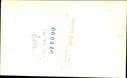 Ak Sänger Walter Berry, Portrait