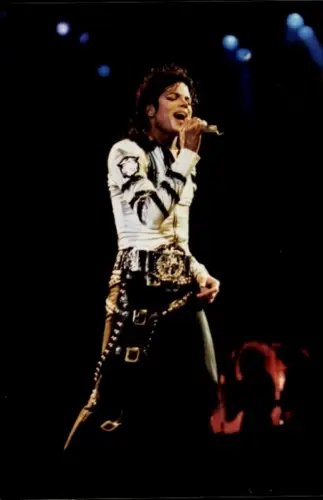 Foto Sänger Michael Jackson auf der Bühne