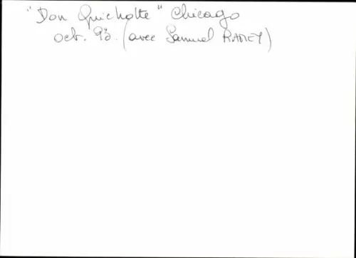 Foto Opernsänger Samuel Ramey