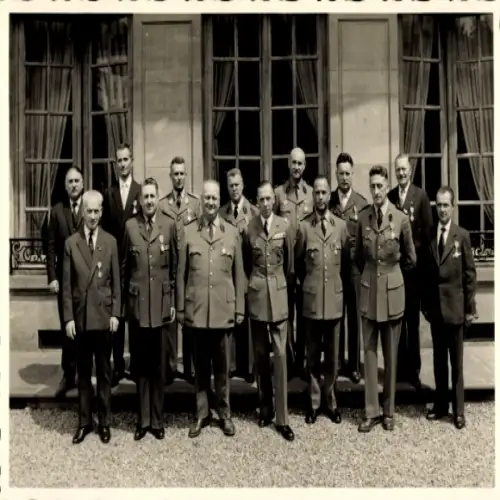 Foto Straßburg, Mai 1961, Les récipiendaires à l'Hotel du Gouverneur Militaire