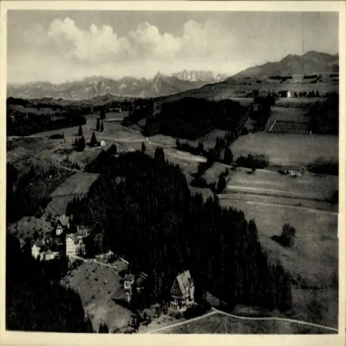 Ak Sulzbrunn Sulzberg im Oberallgäu, Fliegeraufnahme