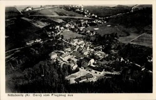 Ak Nöbdenitz Schmölln im Altenburger Land, Luftaufnahme