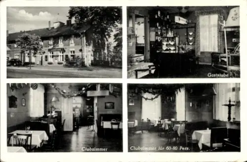 Ak Hamburg Wandsbek, Schinkenkrug, Tonndorfer Hauptstraße 58a, Inh. Paul Röhr, Clubzimmer, Gaststube