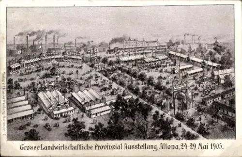 Ak Hamburg Altona, Große Landwirtschaftliche Provinzial-Ausstellung 1905