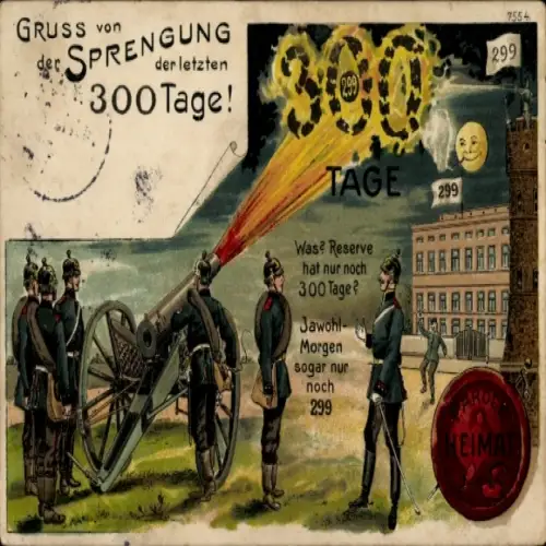 Litho Deutsche Reservisten, Sprengung der letzten 300 Tage, BB&OL 7554