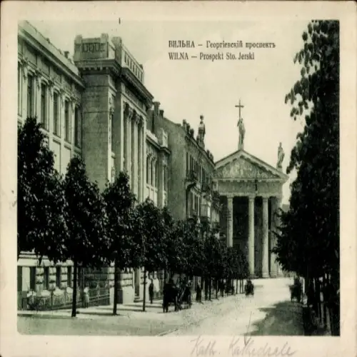 Ak Vilnius Wilna Litauen, Prospekt St. Jerski, Kirche