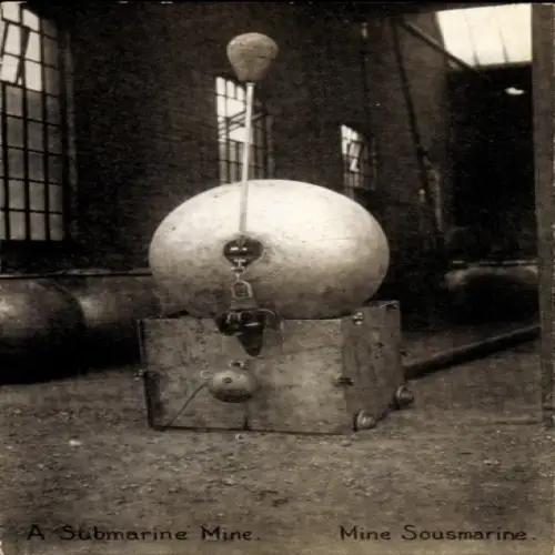 Ak Geschichte Großbritannien, Submarine Mine