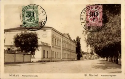 Ak Mikkeli St. Michel Ostfinnland, Aleksanterinkatu, Alexandersgatan