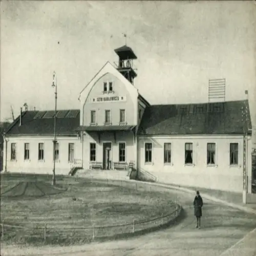 Ak Wieliczka Groß Salze Polen, Einfahrtschacht Danilowicz
