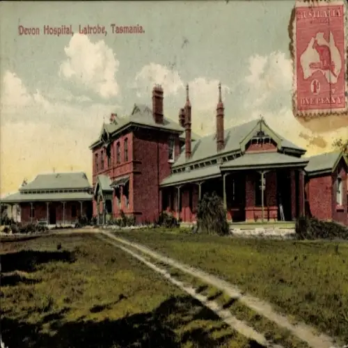 Ak Latrobe Tasmania Australien, Devon Hospital