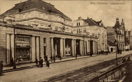 Ak Moravská Ostrava Mährisch Ostrau Region Mährisch Schlesien, Nádražní třída