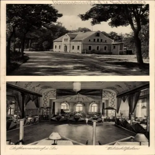Ak Seifhennersdorf in der Oberlausitz Sachsen, Restaurant Waldschlösschen, Saal