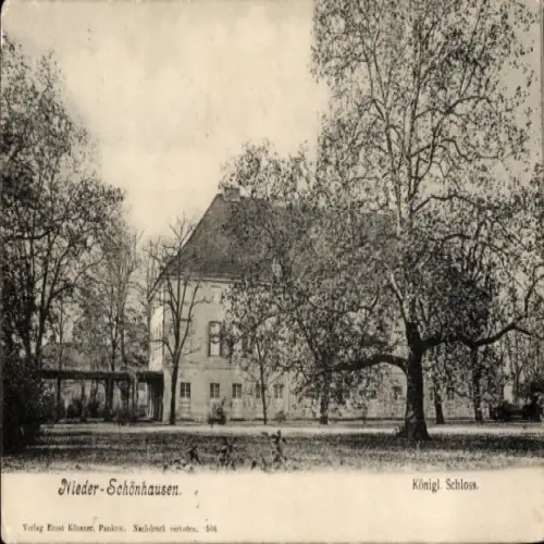 Ak Berlin Pankow Niederschönhausen, Königliches Schloss