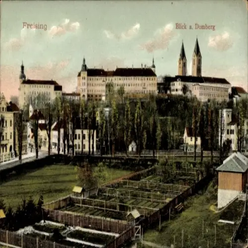 Ak Freising in Oberbayern, Domberg