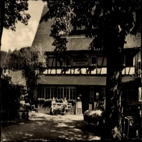 Ak Waltersdorf Großschönau in der Oberlausitz, Gasthaus Neu-Sorge