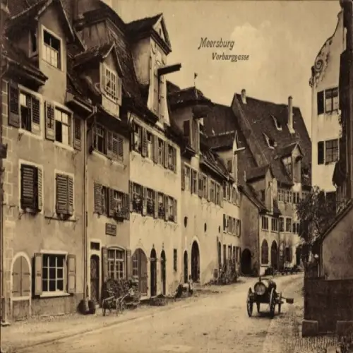 Ak Meersburg am Bodensee, Vorburggasse