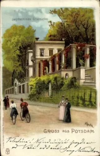 Künstler Litho Potsdam, Jagdschloss Glienicke