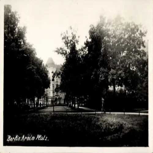 Foto Ak Berlin Prenzlauer Berg, Arnimplatz, Parkanlage