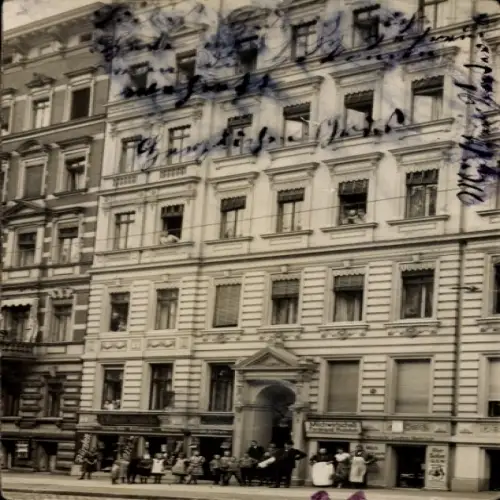 Foto Ak Berlin Kreuzberg, Katzbachstraße 3, Milchhandlung Ferd. Rudolph, Anwohner