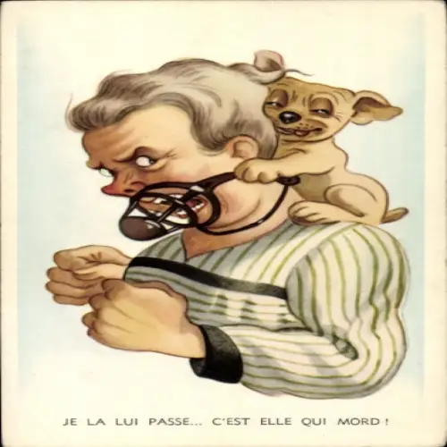 Ak Je la lui passe... C'est elle qui mord, Humor