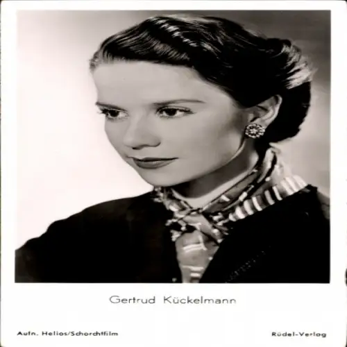 Ak Schauspielerin Gertrud Kückelmann, Portrait, Autogramm
