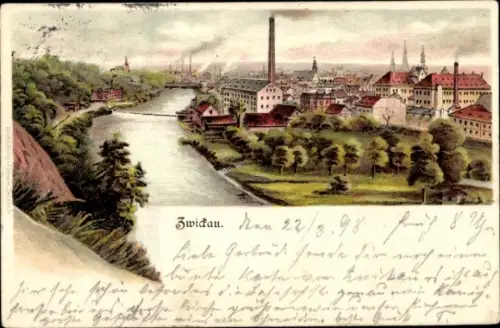 Litho Zwickau in Sachsen, Panorama