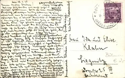 Ak Gozdnica Freiwaldau Schlesien, Gesamtansicht